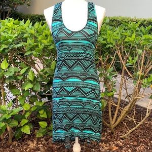 Black Teal Dress